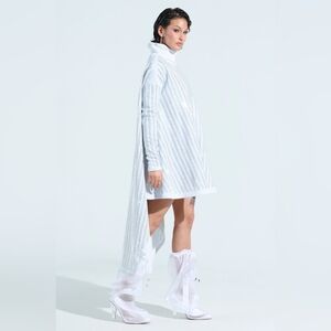 NWT BLING SWEATSHIRT MINI DRESS -GREY Size SMALL